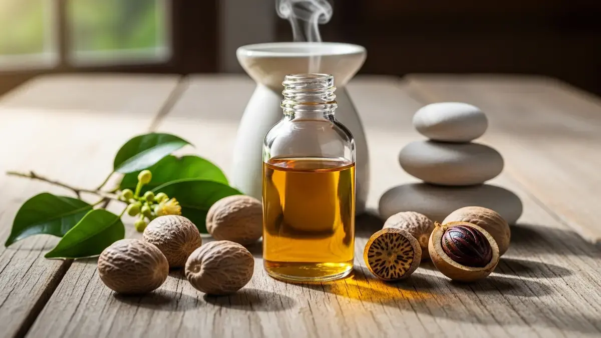 Nutmeg Essential Oil: Properties, Benefits, and Safe Usage Guide