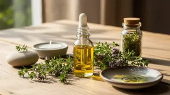 Thyme (Thymus vulgaris) Essential Oil: Properties, Benefits, and Safe Use Guide