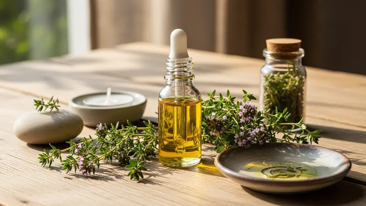 Thyme (Thymus vulgaris) Essential Oil: Properties, Benefits, and Safe Use Guide