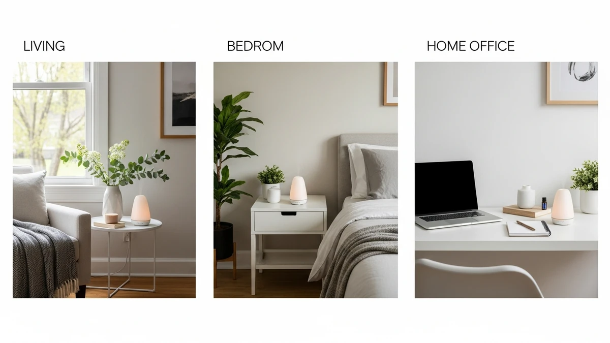 Essential Oil Blends for Every Room: A Home Wellness Guide for Your Living Room, Bedroom, and Home Office